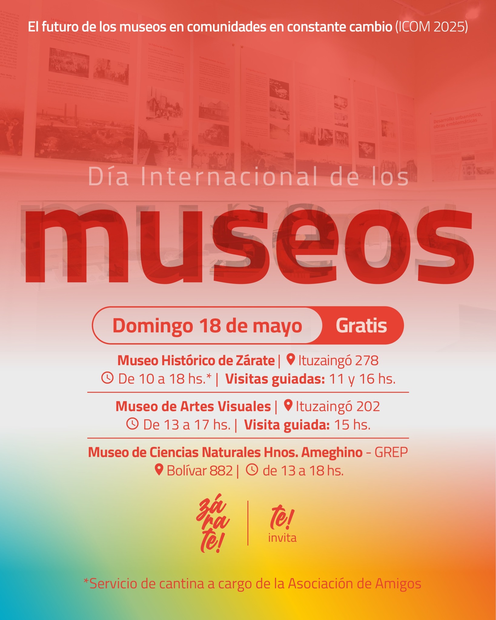 ZÁRATE ADHIERE A LA CELEBRACIÓN INTERNACIONAL DE LOS MUSEOS